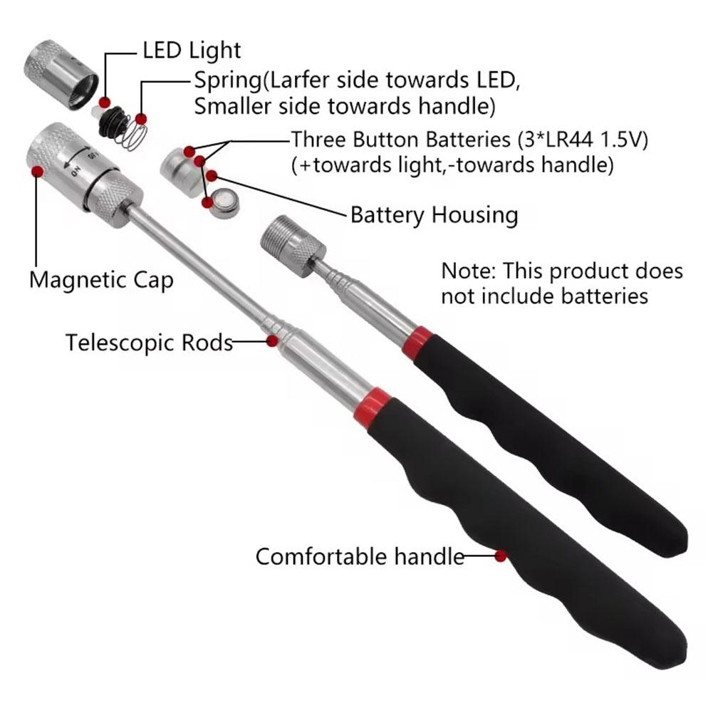 Telescopic Magnetic Pen with L - огляд і ціна Pen Holder Magnetic
