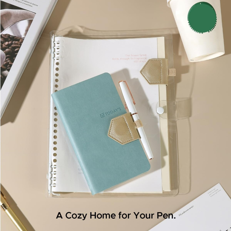 1pc Magnetic PU Leather Bookma - огляд і ціна Pen Holder Magnetic