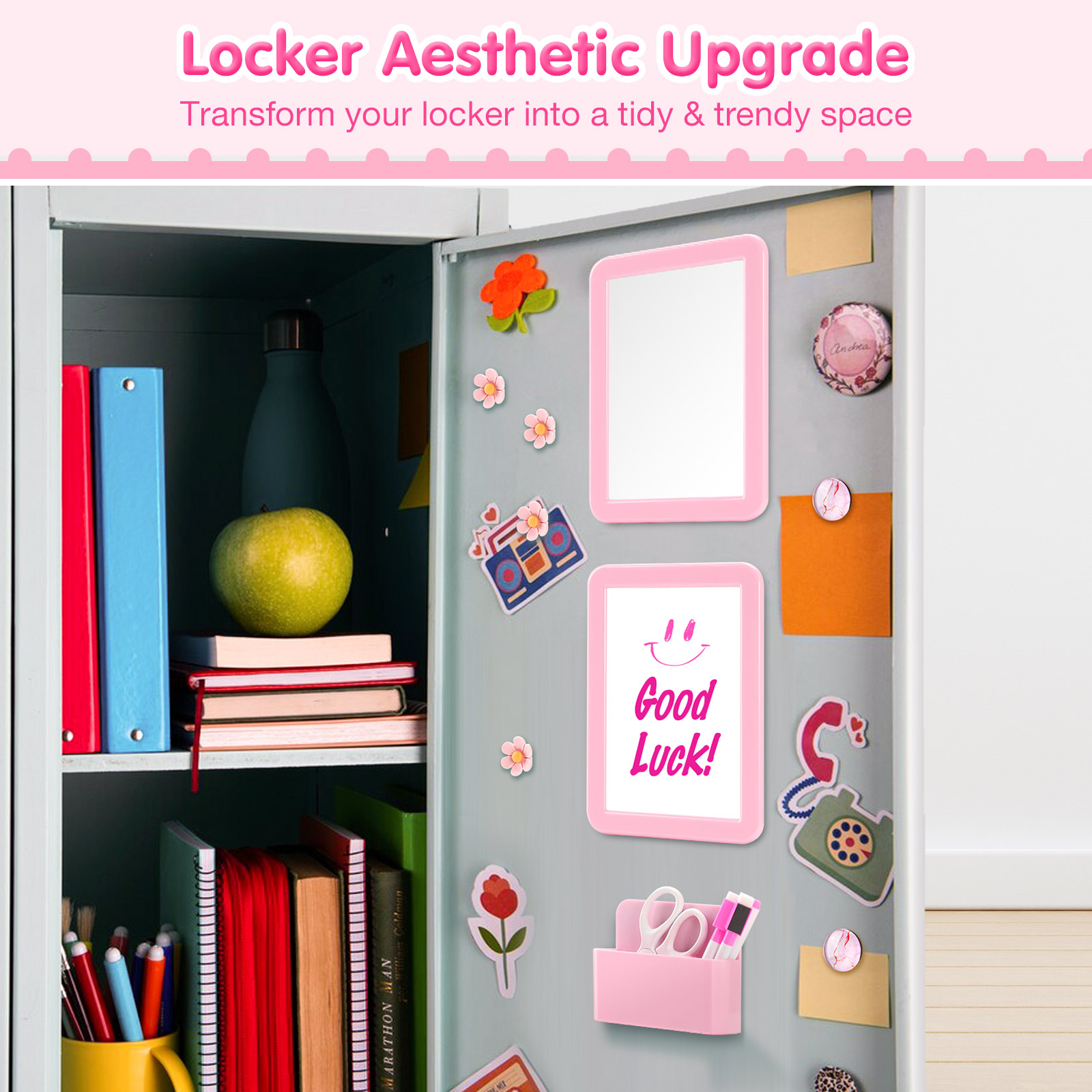 15Pcs Locker Accessories Kit M - огляд і ціна Pen Holder Magnetic