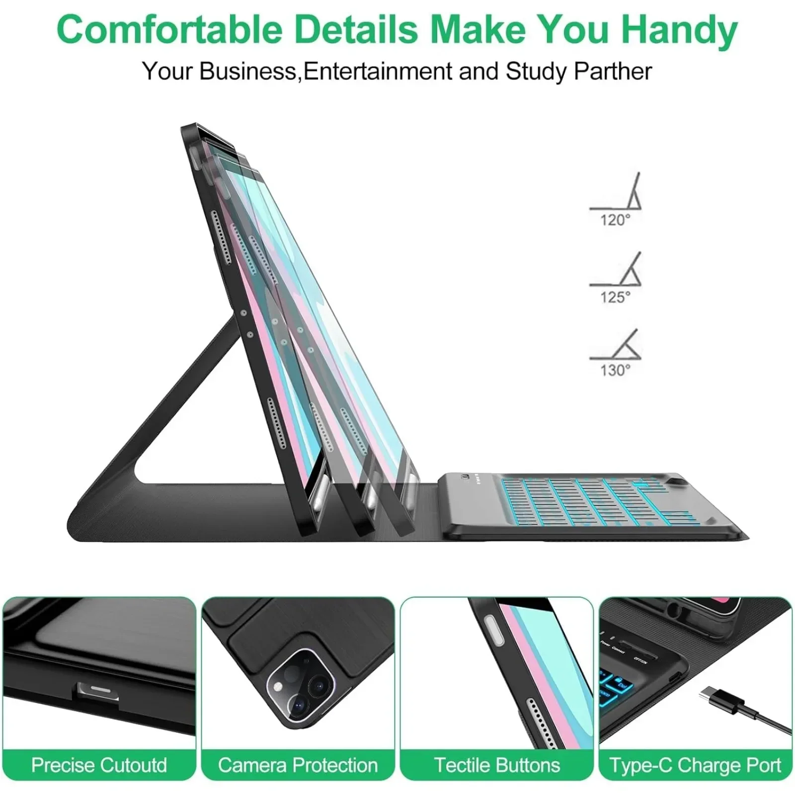 Keyboard Case for HONOR Pad X8 - огляд і ціна Pen Holder Magnetic