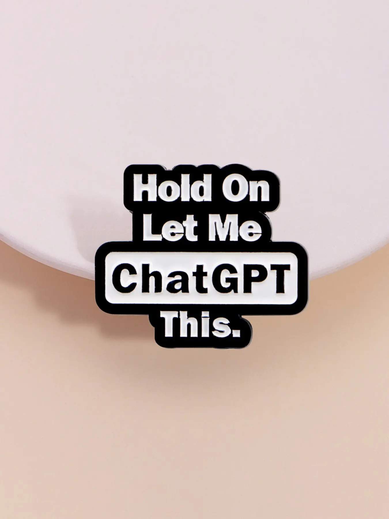 Chatgpt Enamel Pin Emblem Logo - огляд і ціна Tech Accessories Logo Design