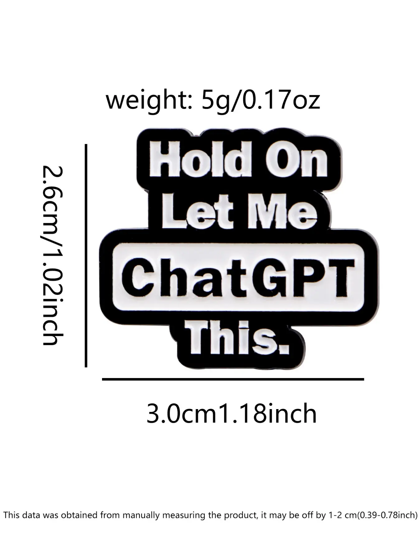 Chatgpt Enamel Pin Emblem Logo - огляд і ціна Tech Accessories Logo Design