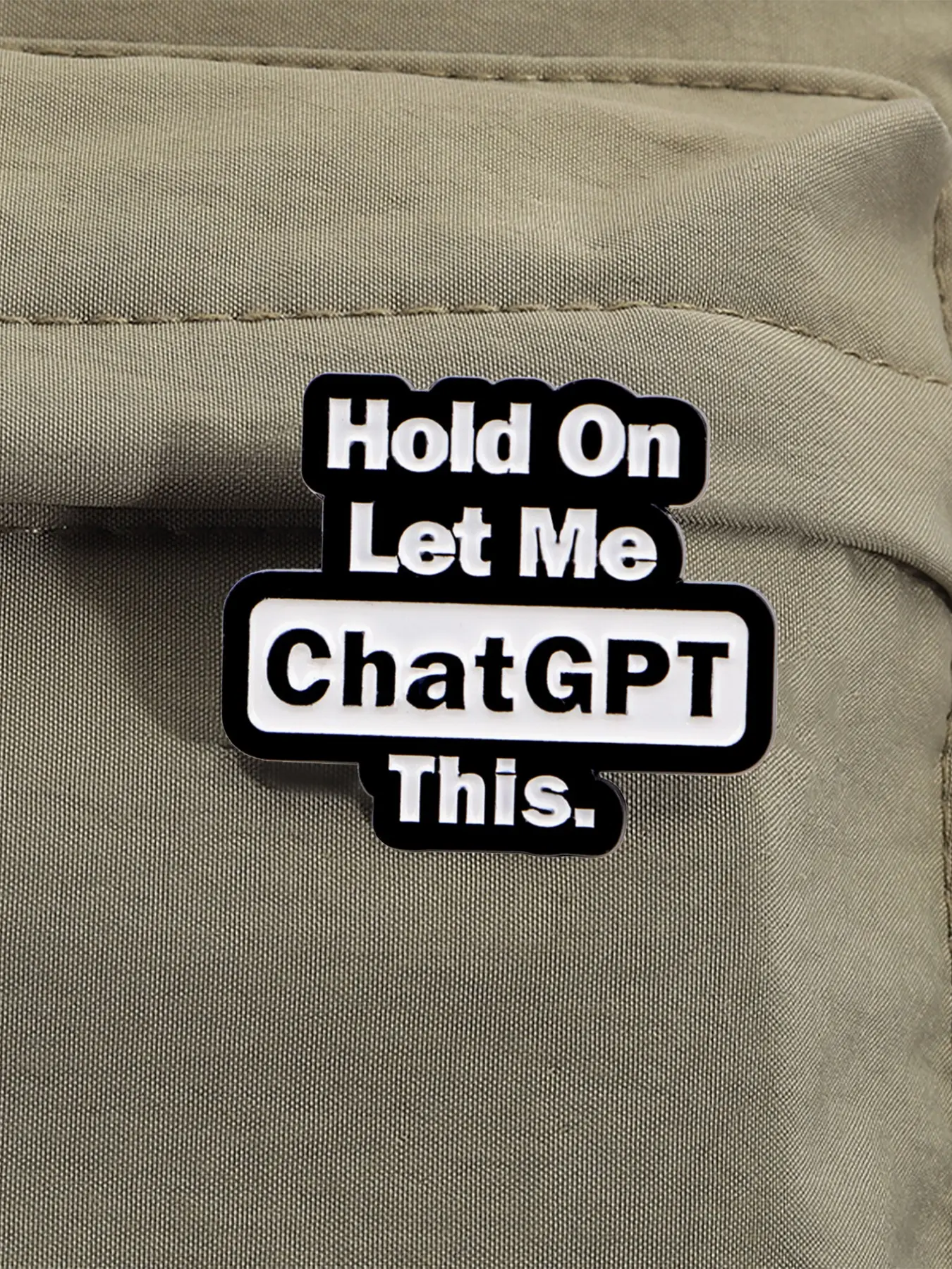 Chatgpt Enamel Pin Emblem Logo - огляд і ціна Tech Accessories Logo Design