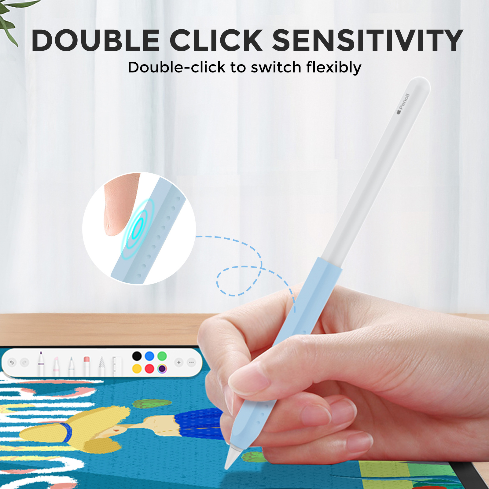 1PC Stylus Cover for Apple Pen - огляд і ціна Pen Holder Magnetic