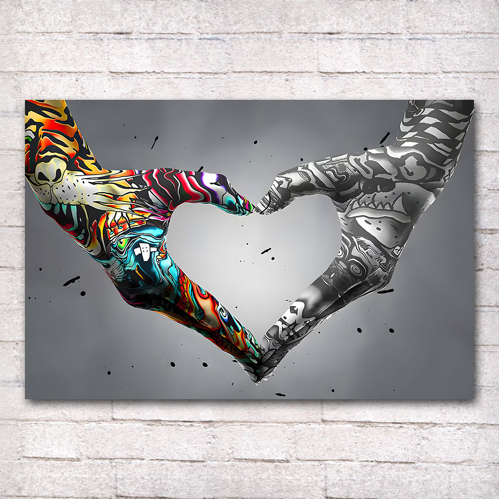 Graffiti Hand Love Canvas Pain - огляд і ціна Tech Home Accessories